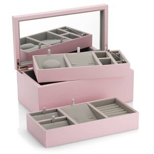 Pandora large leather jewellery box